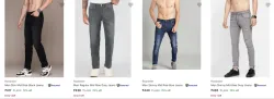 Roadster Mens Jeans at minimum 70% Discount
