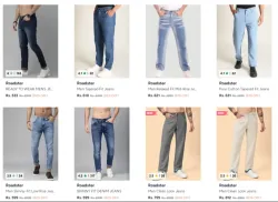 Roadster Mens Jeans Upto 80% Discount