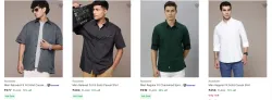 Roadster Mens Shirts at minimum 70% Discount