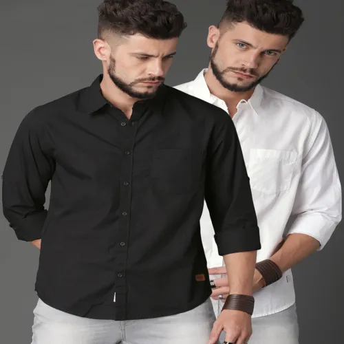 Image of Roadster Men’s Shirts Pack of 2