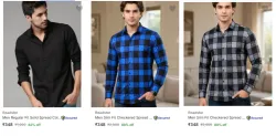 Roadster Mens shirts upto 82% discount 