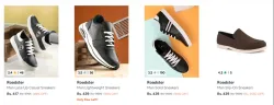 Roadster Mens Shoes at minimum 80% Discount