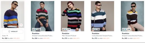 Image of Roadster Men's sweater up to 87% Discount 