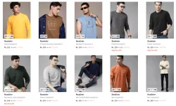 Roadster Mens Sweatshirts Starting @ ₹252