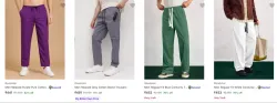 Roadster Mens Trousers at minimum 70% Discount