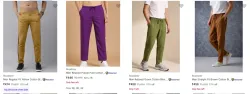 Roadster Mens Trousers at minimum 70% Discount