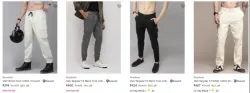 Roadster Mens Trousers upto 85% Discount