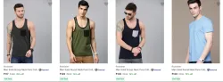 Roadster Mens T-shirts Starting at ₹117