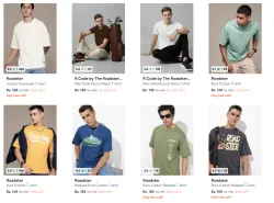 Roadster Mens T-shirts Starting at ₹128