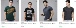 Roadster Mens T-shirts Starting at ₹193