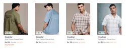 Roadster shirt for men upto 80% off 