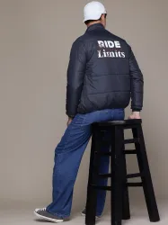 Roadster The Lifestyle Co. Typography Print Padded Jacket