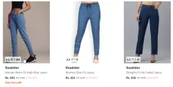 Roadster Women Jeans Minimum 60% Discount