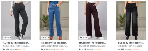 Image of Roadster women jeans up to 88% Discount 