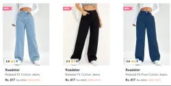 Roadster Women Jeans upto 84% Discount 