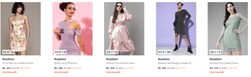 Image of Roadster Women's Clothing Starting At @₹215