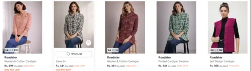 Image of Roadster women's sweaters up to 82% Discount 
