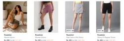 Roadster Women shorts up to 86% Discount 