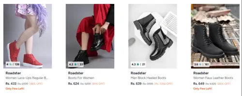 Image of Roadster Women's Boot upto 80% discount 