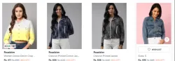 Roadster Womens jackets up to 865 Discount 