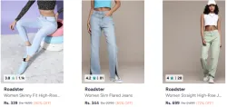 Roadster Womens Jeans Starting @ ₹339
