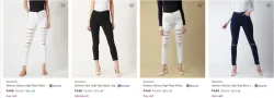 Roadster Womens Jeans upto 87% Discount