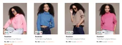 Roadster Womens Sweaters at minimum 80% Discount