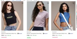 Roadster Womens T Shirts From ₹104
