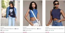 Roadster Womens T Shirts Starting @ ₹92