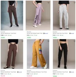 Roadster Womens Track Pants @ Minimum 70% Discount