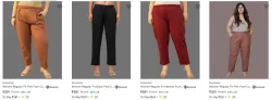 Roadster Womens Trousers upto 84% Discount