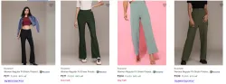 Roadster Womens Trousers upto 84% Discount