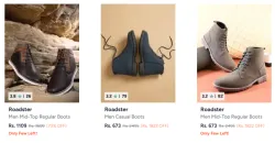 Roaster Men Boots Starting @ ₹673