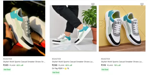 Image of Roaster Men’s Casual Shoes @ Up to 80% Discount