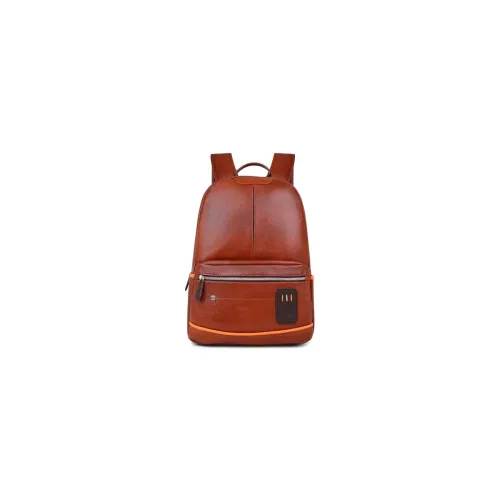 Image of Roberto-Genuine Leather Backpack for Travel,Office