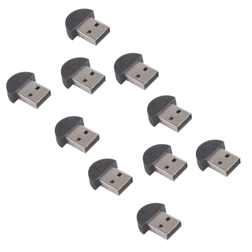 Image of Robocraze USB Mini Microphone Pack of 10