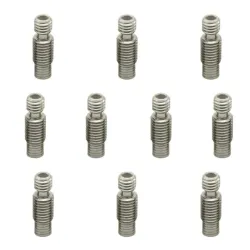 Robocraze V6 Heat Break for E3D V6 Hotend – Bowden Throat Tube for 1.75mm Filament | Anti-Clog Heatbreak for Prusa, Reprap 3D Printers (Pack of 10)