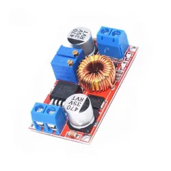 Robotbanao XL4015 5A Cc Cv Lithium Charger Dc-Dc Step Down Adjustable Buck Power Module