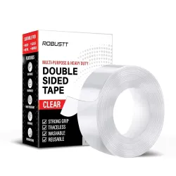 Robustt Double Sided Tape (Pack of 5) 3m x 3 Cm, Heavy Duty
