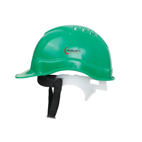 Image of Robustt Safety Helmet Green | ISI Certified, Adjustable, Lightweight & Durable