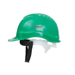Robustt Safety Helmet Green | ISI Certified, Adjustable, Lightweight & Durable