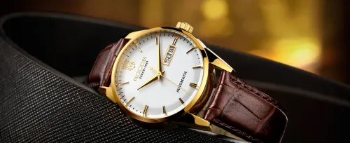 Image of ROCOSJEWE Luxury Automatic Men's Watch with Week & Date Display 