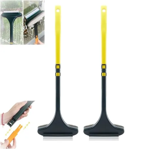 Image of Roktry 2in1 Screen & Window Cleaning Brush with Wiper, Pack of 2