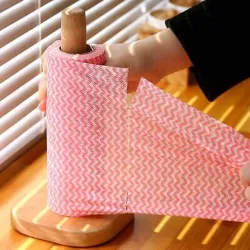 Rollinhub Non-Woven Reusable Kitchen Towel Roll, 80 sheets