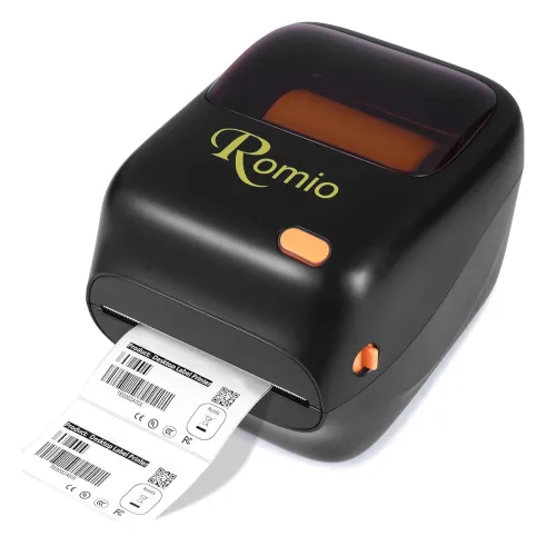 Image of ROMIO Technologies Barcode Printer with 4 inch Label Printing
