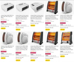 Room Heaters @ Starting ₹798