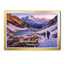 Roopkund Trek Glowing Fridge Magnet 4x3