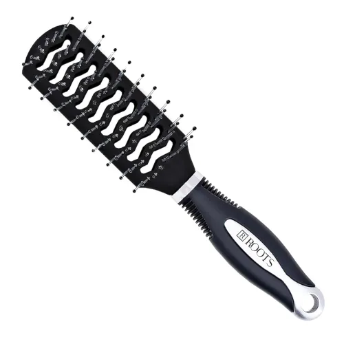 Image of Roots Truglam Black Small Vented Hair Brush