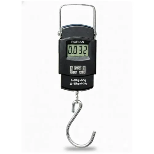 Image of RORIAN Black 50kg Portable Digital Hanging Scale