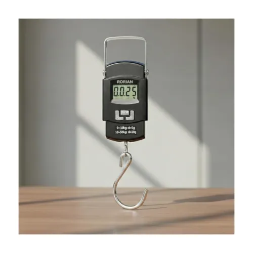 Image of RORIAN Electric Portable Digital Hanging Scale 110lb/50kg High Precision Portable Hook Scale 